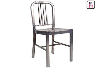 kupować Aluminium Emeco Navy Stool Metalowe krzesła do jadalni z połyskiem zakrzywionym tyłem online manufacture
