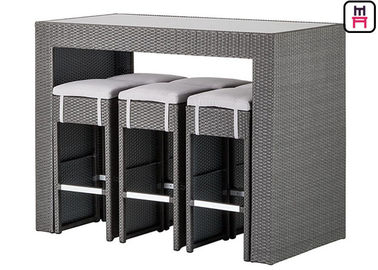 kupować 4-8 osób Bar Bar Outdoor Outdoor Dining Set, Outdoor Bar Stołki i zestaw stołowy online manufacture