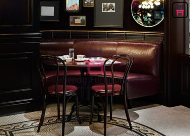 kupować Skórzana kanapa na ławce w restauracji Zestaw niestandardowych okrągłych bankietów dla hotelu Five Start online manufacture