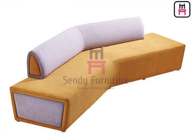 kupować Bicolor Modern Tapicerowane stoisko ławkowe, stoisko handlowe Sofa siedząca online manufacture