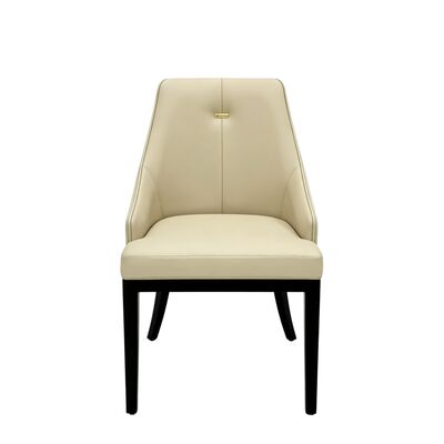 kupować Ergonomiczne drewniane krzesło restauracyjne z dostosowywalnymi kolorami i akcentem ze stali nierdzewnej do restauracji komercyjnych online manufacture