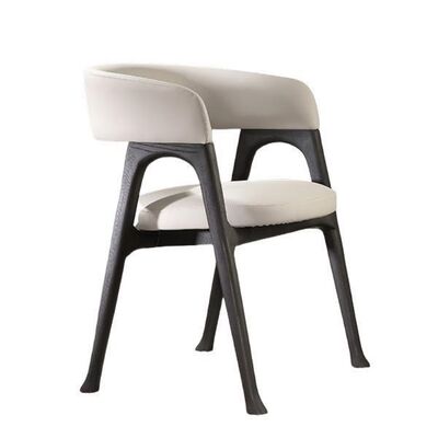 kupować Ergonomiczne tapicerowane krzesło z białego jesionu, miękki zaokrąglony kształt do restauracji, hotelu, kawiarni i biura online manufacture