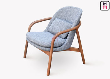 Struktura drewna Nowoczesna sofa krzesło, rozrywka Sofa krzesło niestandardowe kolor ramki