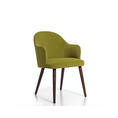 Nordic Fabric Low Back Drewniane krzesła do jadalni Kolorowe meble do wnętrz komercyjnych