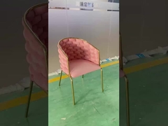 Restauracja i kawiarnia Krzesło bez ramion z wysokim plecami z tkaniną tapicerowaną 52 * 53 * 94cm