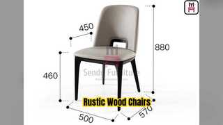 Krzesła restauracyjne z rustykalnego drewna zapewniające atmosferę